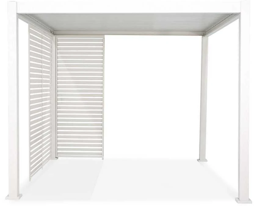 Žaliuzės pavėsinei Pergola Premium Baltas, 93 cm