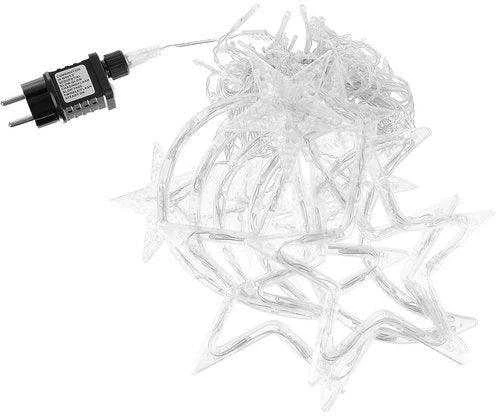 Iso Trade 138 LED girlianda užuolaida - varvekliai šaltai baltos spalvos