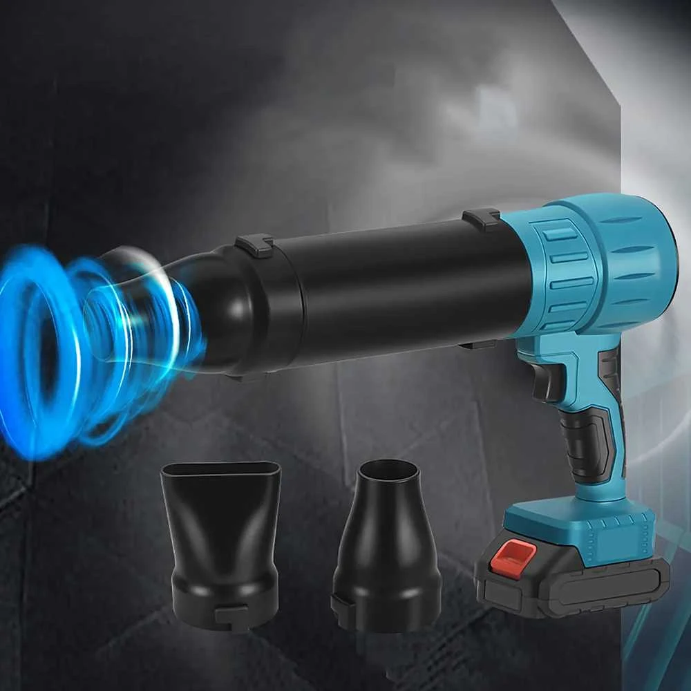 Akumuliatorinis pūstuvas 20V 400w su adapteriu ir 2 akumuliatoriais