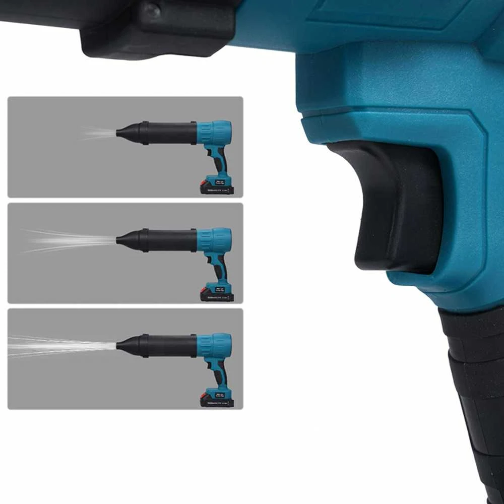 Akumuliatorinis pūstuvas 20V 400w su adapteriu ir 2 akumuliatoriais