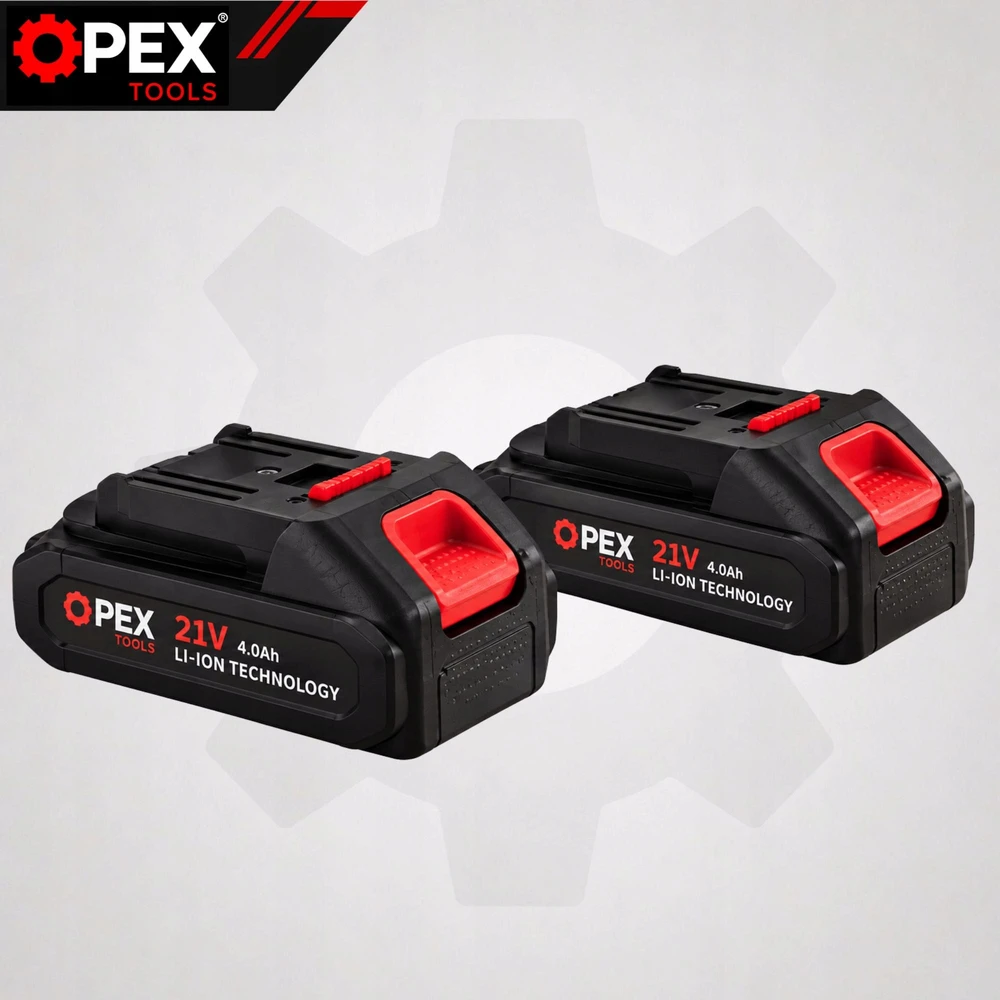 Akumuliatorinis pūstuvas lapams OPEX, sniegui ir dulkėms, 150 W, 21 V, su krepšiu