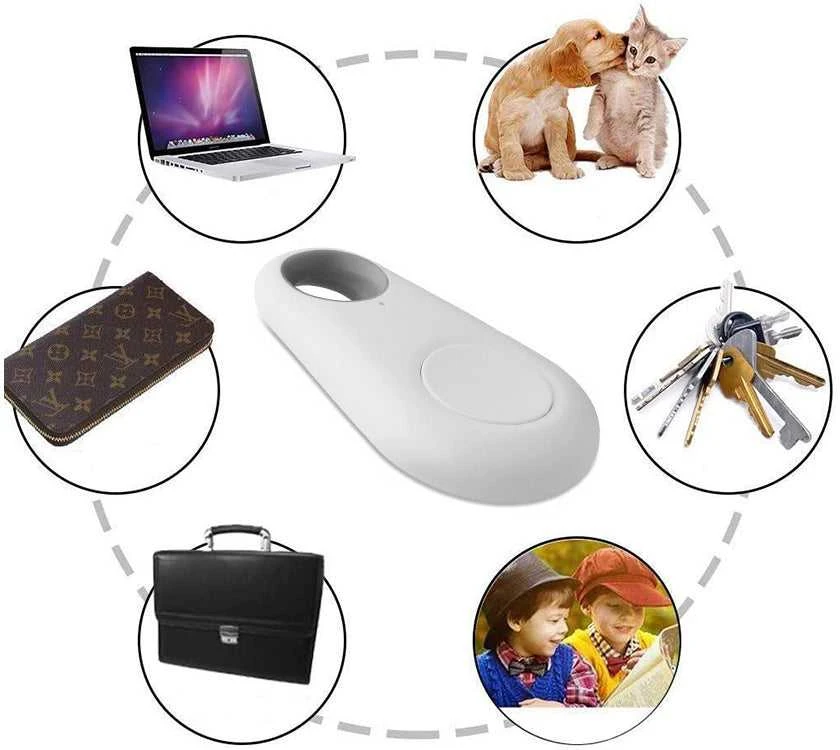 Bluetooth 4.0 raktų ieškiklis - pakabukas, baltas