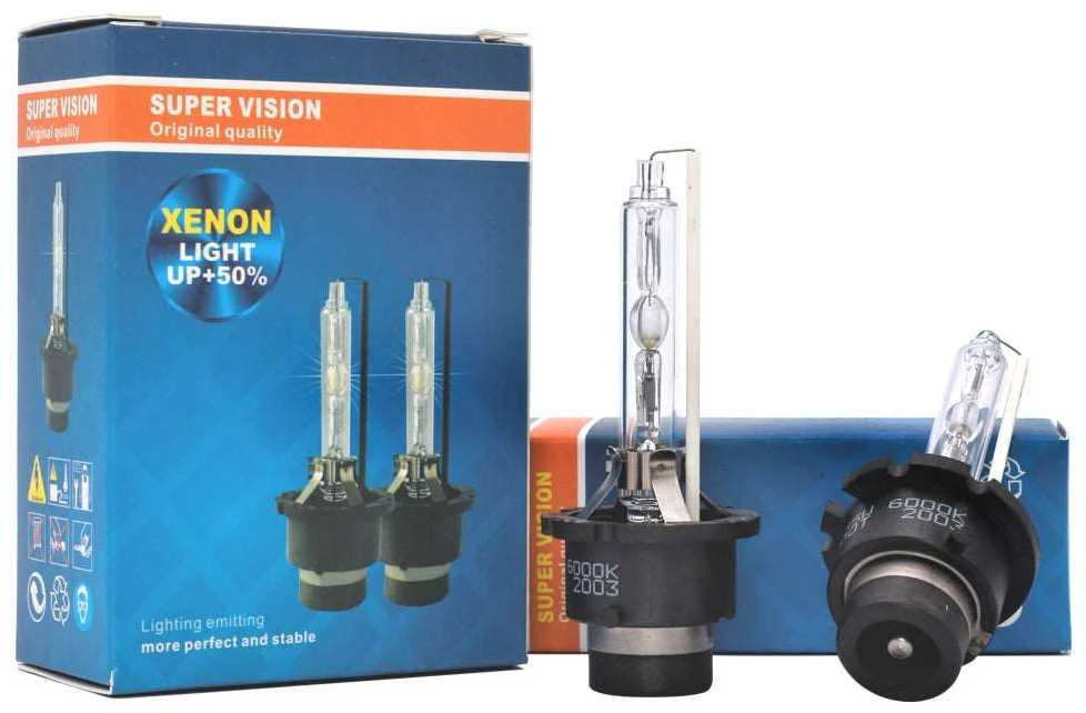 D2S Xenon lempučių komplektas. 6000k 35W 12V/24V