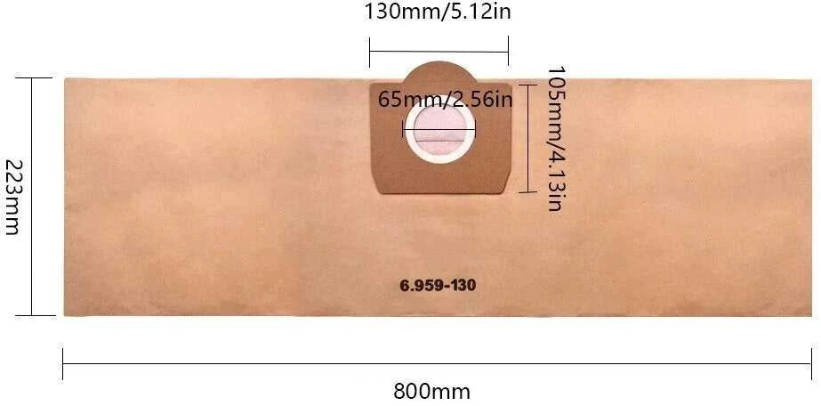 Dulkių siurblio maišeliai 10vnt. skirti Karcher WD3 MV3 6.959-130.0