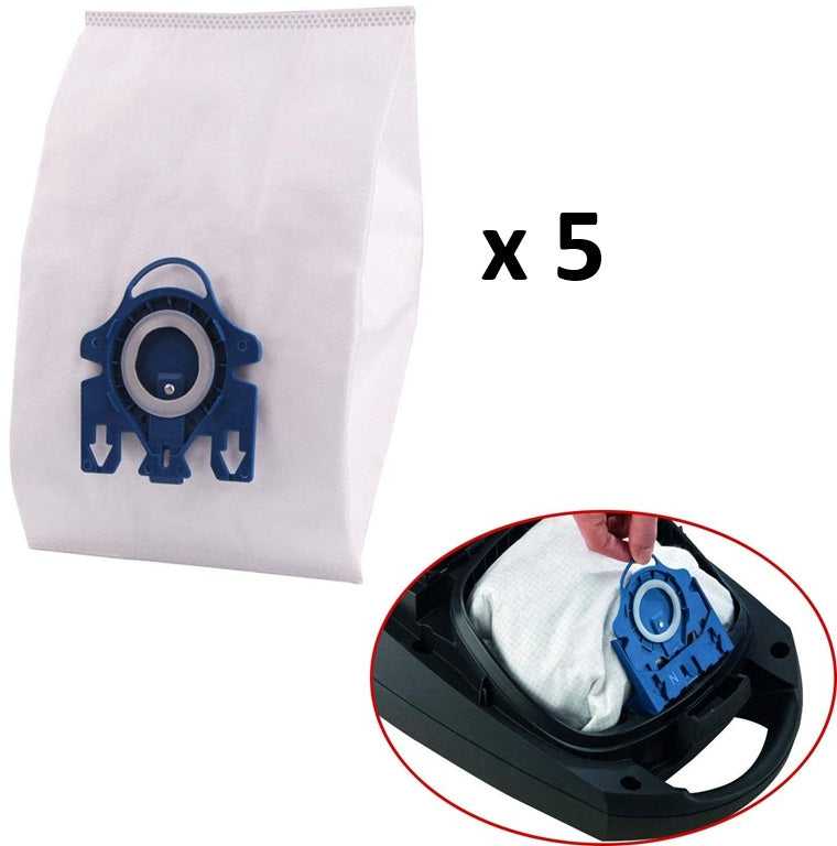 Dulkių siurblio maišeliai 5vnt. skirti Miele Type GN C1 / C2 / C3 / S2 / S5 / S6 / S8
