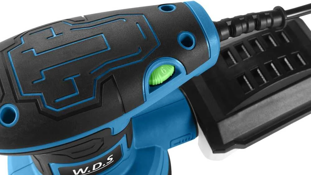 Ekscentrinis šlifuoklis su apsukų reguliavimu 125mm 1300W WDS2502