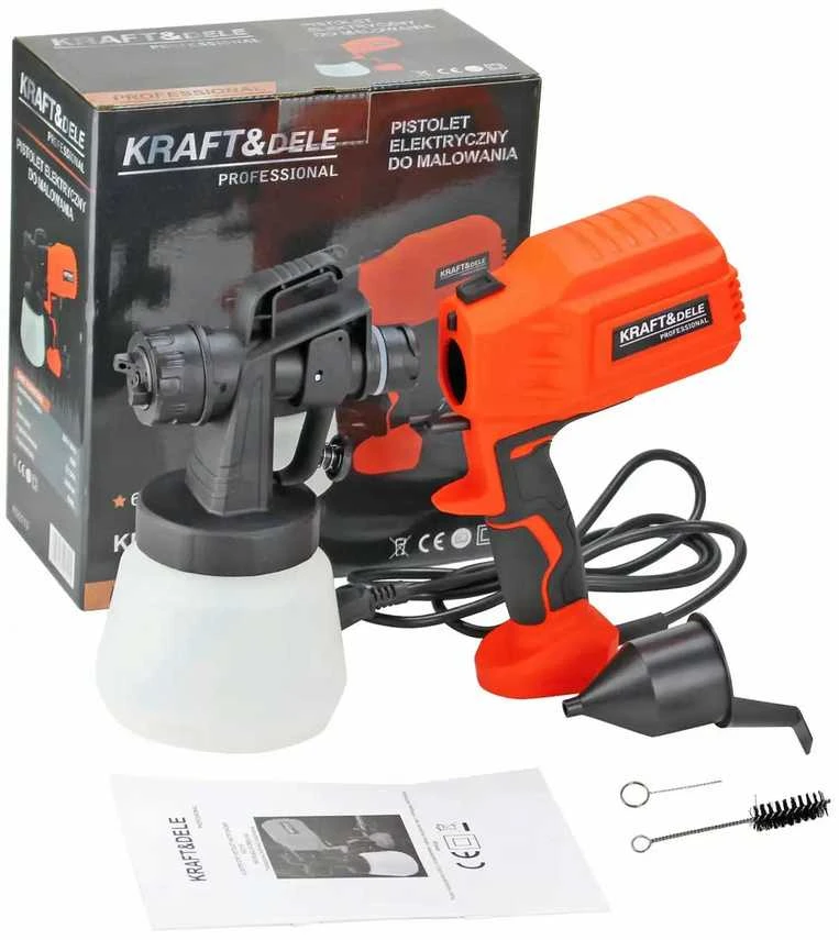 Elektrinis dažų purkštuvas Kraft&Dele KD2119, 650 W