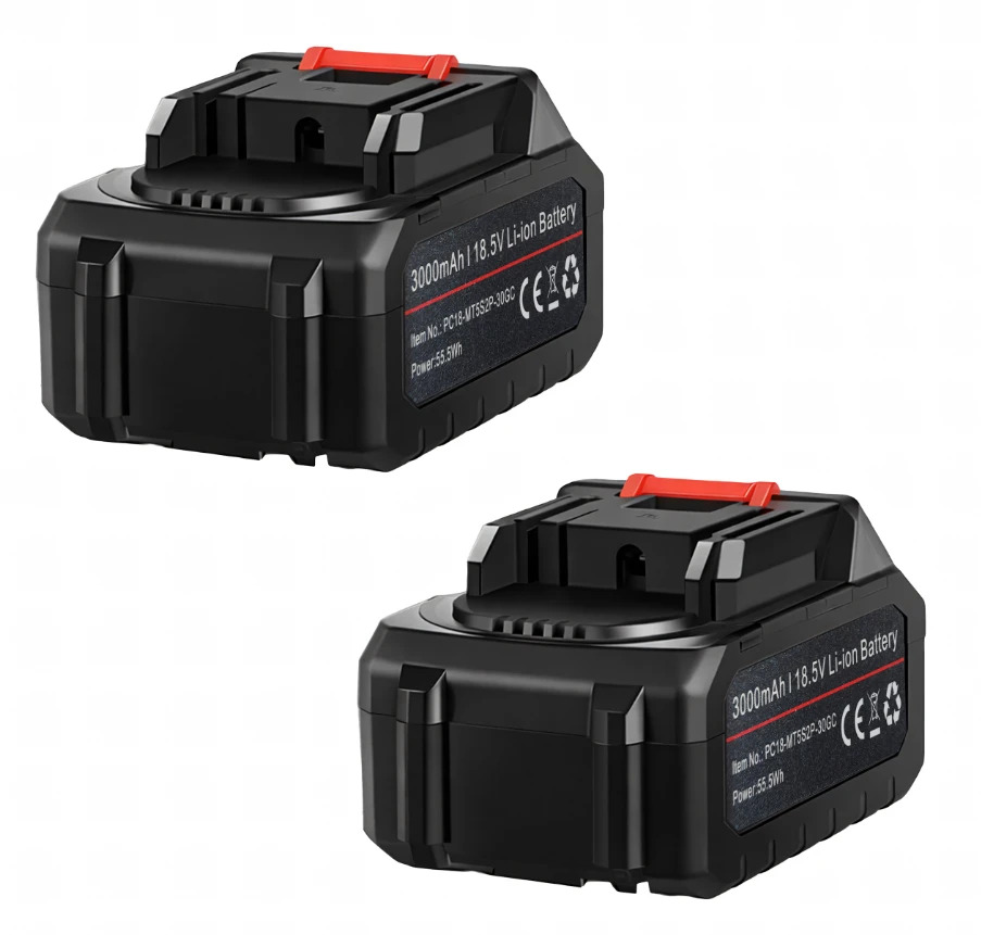 Galingas belaidis lapų pūstuvas su 2 x 3000 mAh baterijomis.