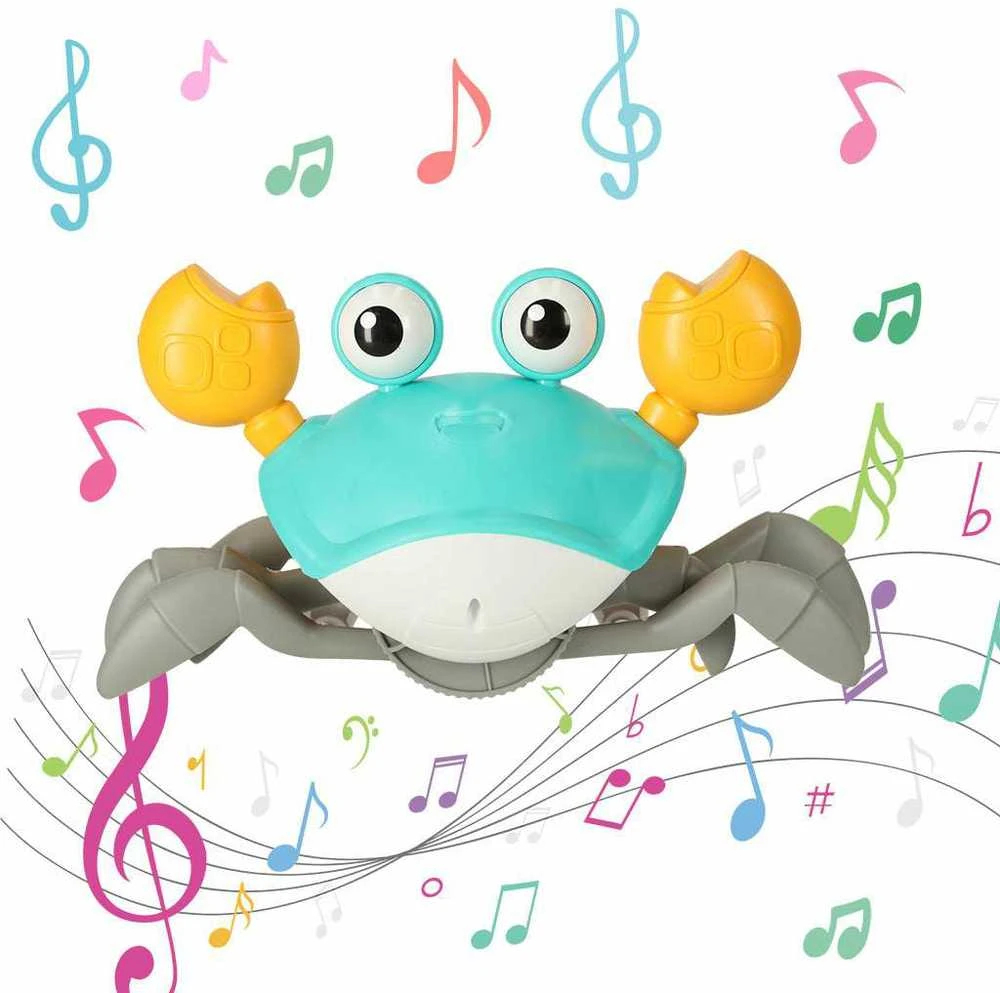 KIK Interaktyvus žaislas - vaikštantis krabas su muzika