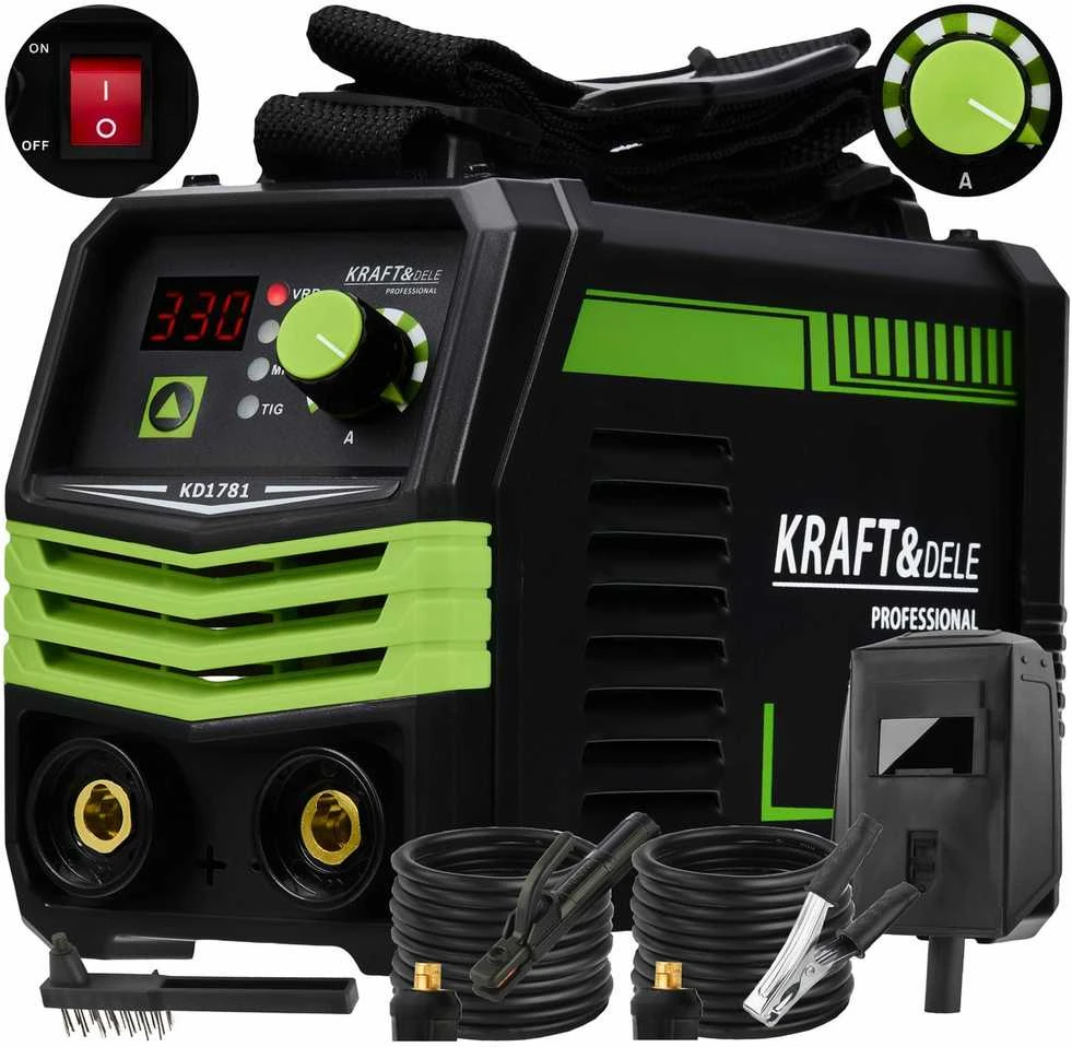 KRAFT & DELE Kraft&Dele Suvirinimo aparatas KD 330 MMA / TIG LIFT (VRD, 230V)