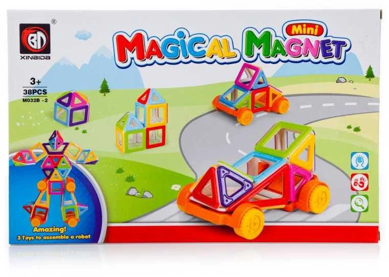 Magnetinis konstruktorius Mini Magical Magnet I 38 detalės