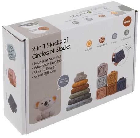 Minkštos sensorinės kaladėlės - 13 vnt Kruzzel 24812