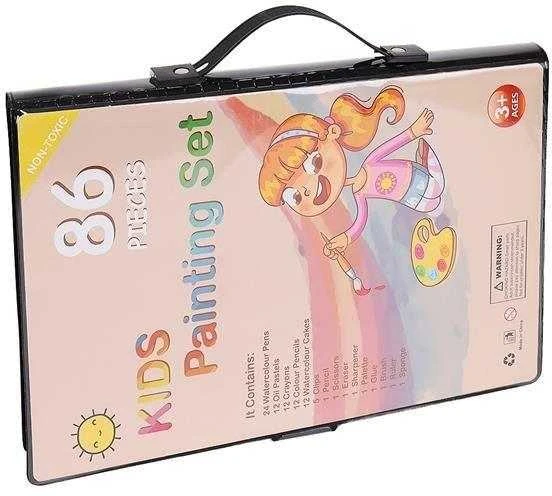 Maaleo Piešimo rinkinys 86 vnt. lagamine