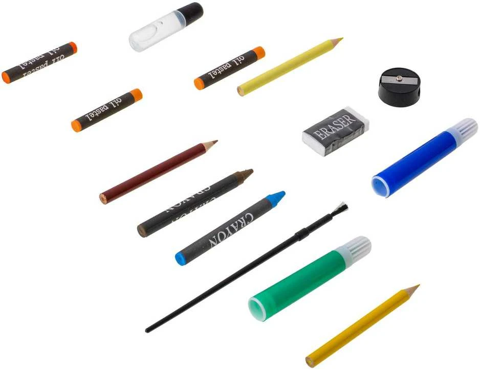 Piešimo rinkinys Super Mega Art Set 168vnt Maaleo