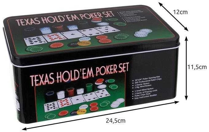 Iso Trade Pokerio rinkinys dėžutėje, 200 žėtonų