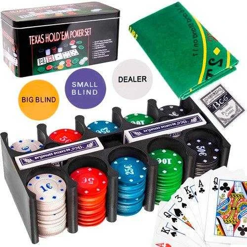 Iso Trade Pokerio rinkinys dėžutėje, 200 žėtonų