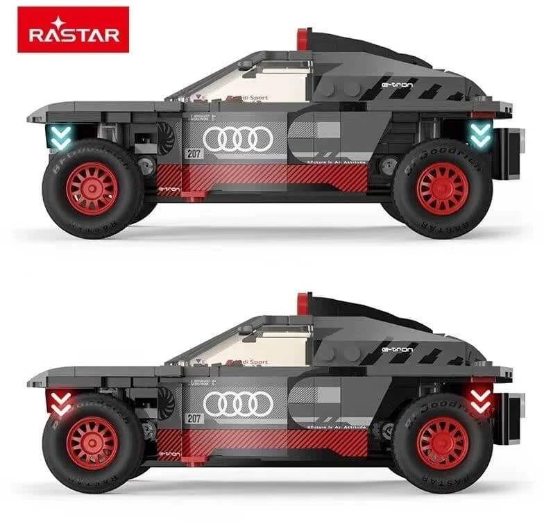 RASTAR 1:30 surenkamas automodelis, konstruktorius Audi RS Q e-tron Dakar