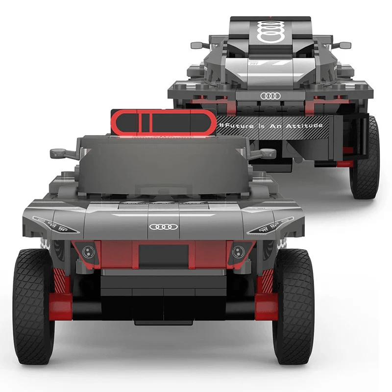 RASTAR 1:30 surenkamas automodelis, konstruktorius Audi RS Q e-tron Dakar