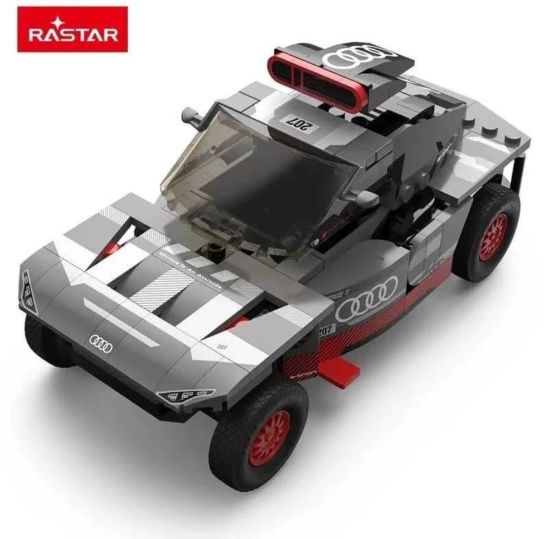 RASTAR 1:30 surenkamas automodelis, konstruktorius Audi RS Q e-tron Dakar