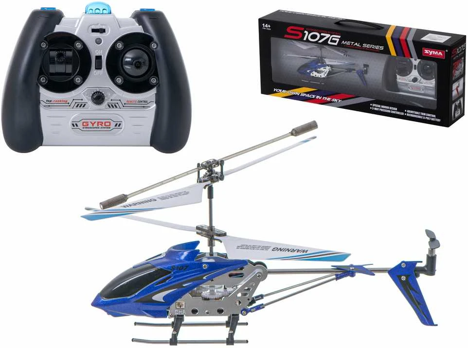 RC sraigtasparnis Syma S107G, mėlynas
