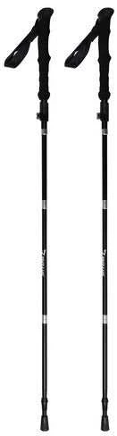 Enero Pro Sulankstomos šiaurietiško ėjimo - trekingo lazdos, 110-130cm, juodos