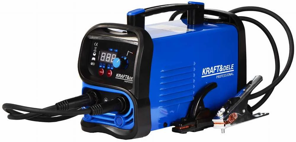 Suvirinimo aparatas, inverterinis IGBT/MMA/LIFT/TIG 350A, mėlynas