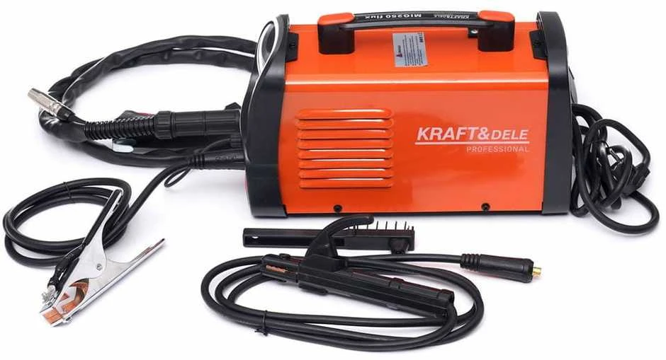 KRAFT & DELE Suvirinimo pusautomatis be dujų MIG / MMA / LIFT TIG 3in1 250A KRAFT&DELE KD1875
