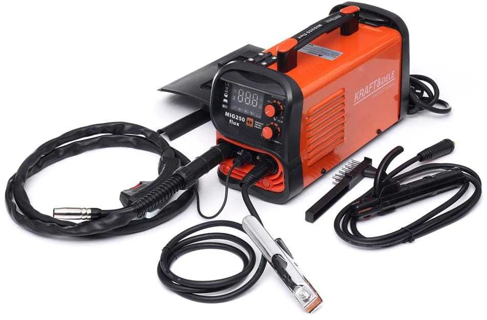 KRAFT & DELE Suvirinimo pusautomatis be dujų MIG / MMA / LIFT TIG 3in1 250A KRAFT&DELE KD1875