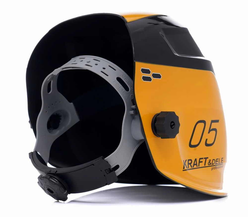 Suvirintojo skydelis su automatiniu filtru. (savaime užtemstantis) KRAFTDELE KD890