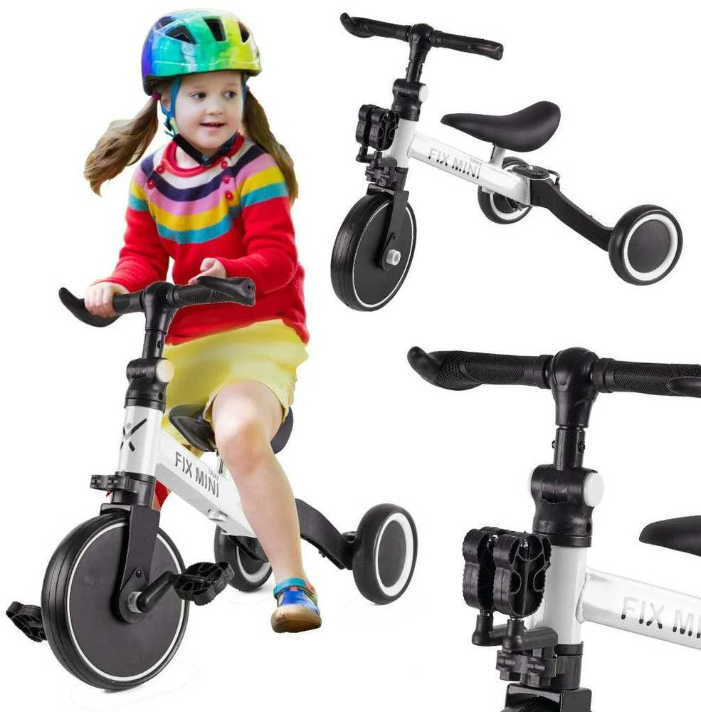 Baby Mix Triratukas Trike Fix Mini 3 in 1 baltas
