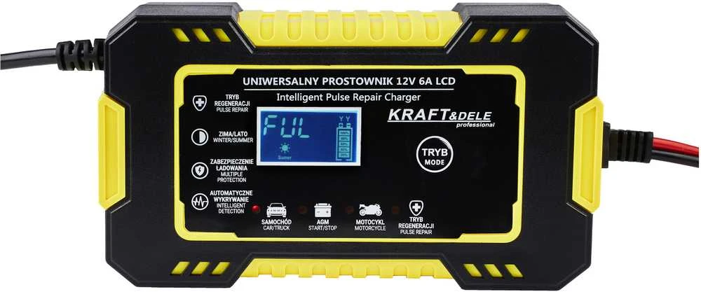 Universalus akumuliatoriaus įkroviklis 12V 6A