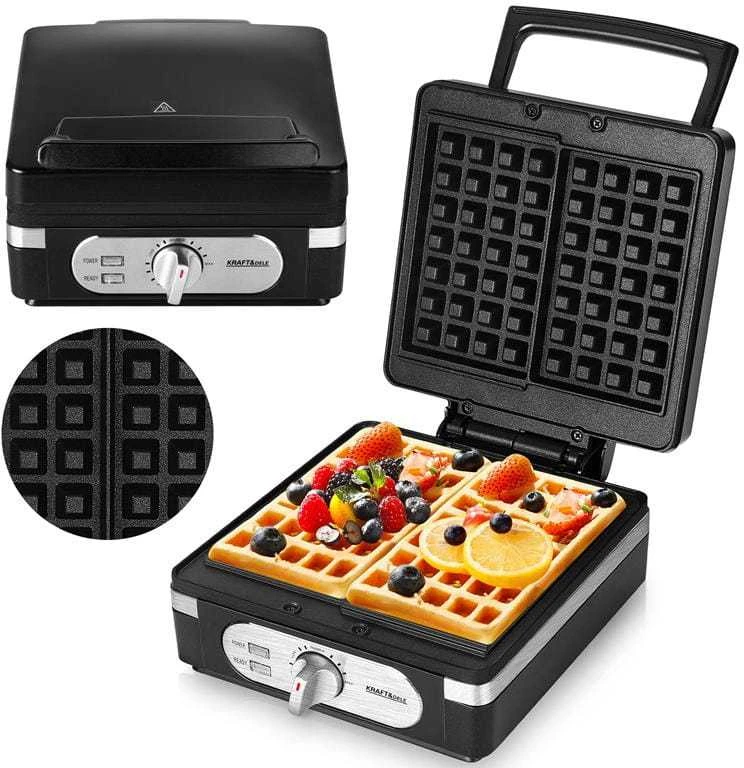Vaflių keptuvė - vaflinė 2000W KRAFT&DELE KD4100