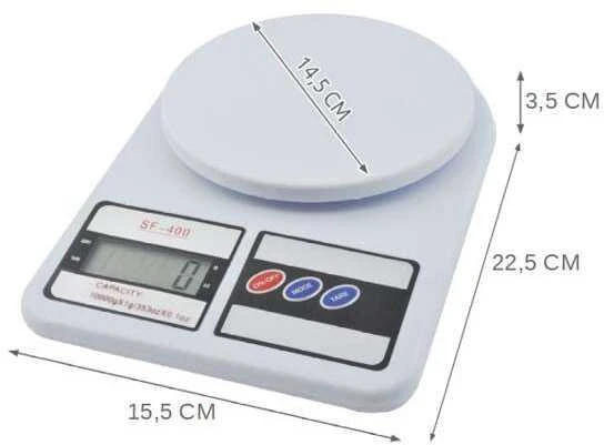 Virtuvinės svarstyklės 10kg