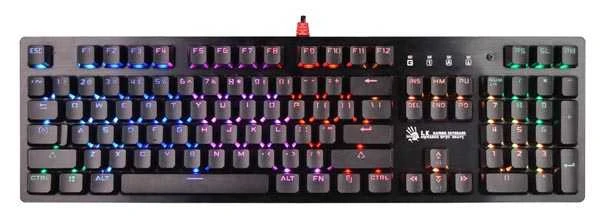 Mechaninė klaviatūra A4Tech Bloody B802R RGB (LK Blue Switch)