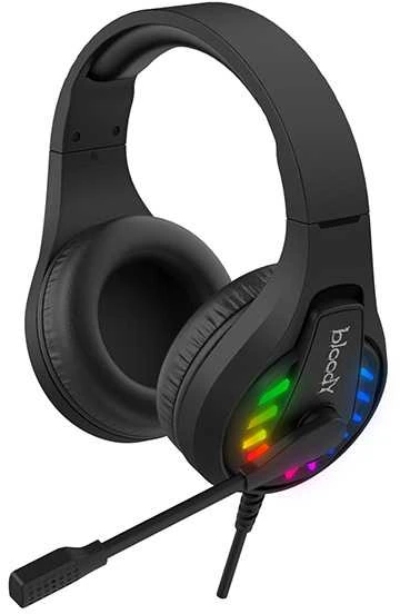 A4Tech Bloody G230 ausinės su mikrofonu, przewodowa, juoda, ausinės, USB