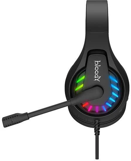 Ausinės A4Tech Bloody G200S USB+AUX3.5-4P juoda