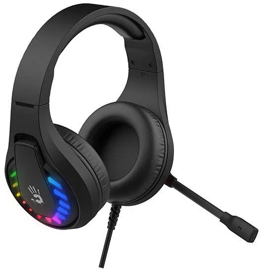 Ausinės A4Tech Bloody G200S USB+AUX3.5-4P juoda