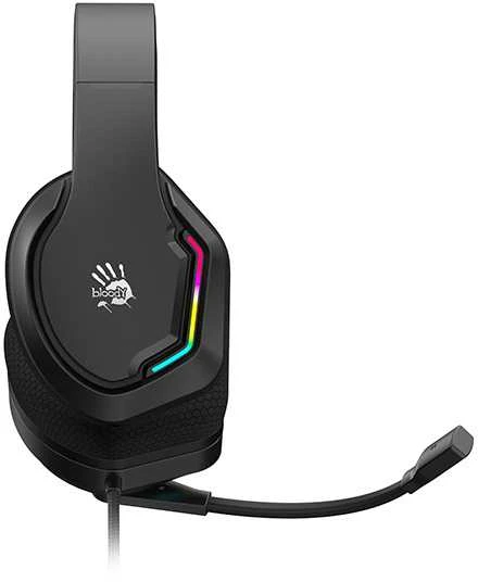 A4tech Bloody G260, žaidimų ausinės su apšvietimu, USB