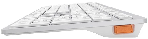 A4tech FBX50C, belaidė biuro klaviatūra, balta