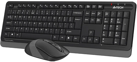 Klaviatūra ir pelė A4Tech Fstyler FG1010 Mėlyna (FG1010_B)