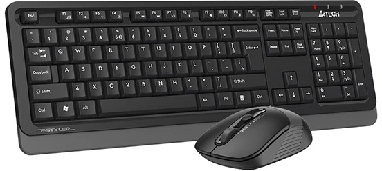 Klaviatūra ir pelė A4Tech Fstyler FG1010 Mėlyna (FG1010_B)