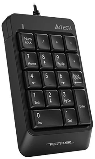 A4Tech FStyler FK13P klaviatūra skaičių, su laidu (USB) juoda