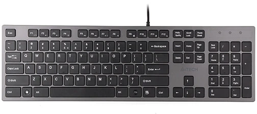 Klaviatūra A4Tech KV-300H, Pilkos spalvos