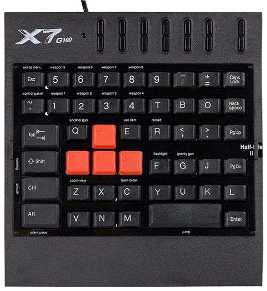 A4tech G100, profesionali žaidimų klaviatūra