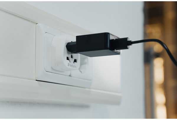Verbatim kelioninis adapteris EU/UK/US WTEU-02 baltos spalvos 49549