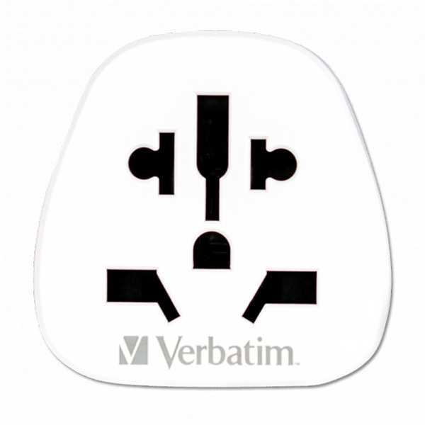 Verbatim kelioninis adapteris EU/UK/US WTEU-02 baltos spalvos 49549