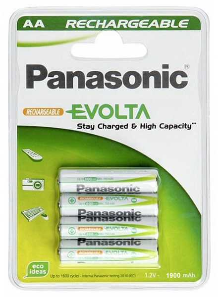 Panasonic Batteries 1x4 Panasonic NiMH Mignon Accu AA 1900 mAh Paruoštas naudoti