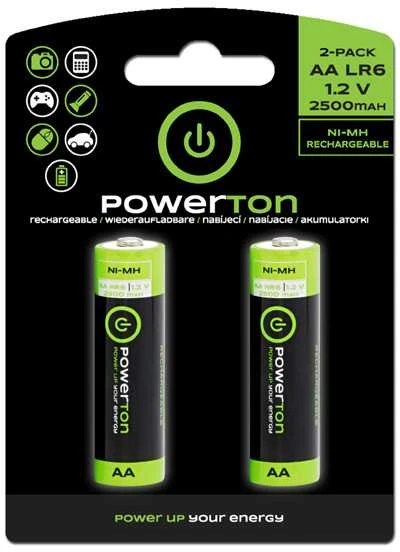Powerton įkraunamos AA baterijos pakuotė