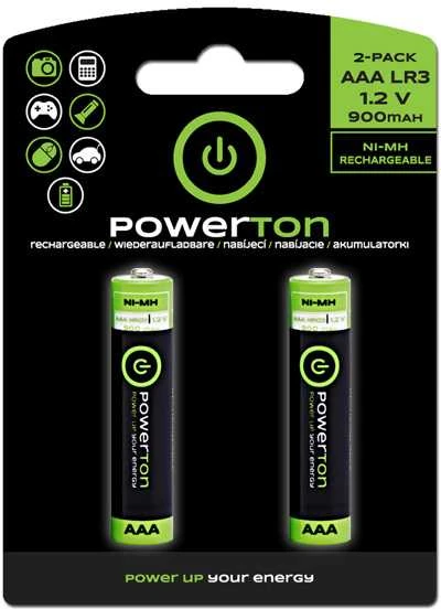 Powerton AAA įkraunamos baterijos pakuotėje