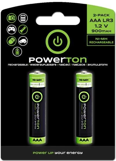 Powerton AAA 900mAh akumuliatoriai pakuotėje